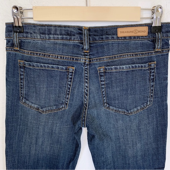 Treasure & Bond Distressed Patch Jeans - Picture 4 of 6